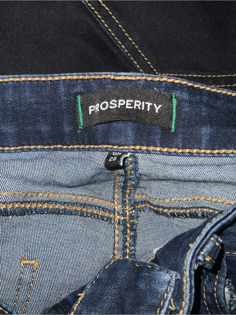 Prosperity Women's Dark Blue Skinny Jeans with Stretch Comfort - Picture 3 of 4